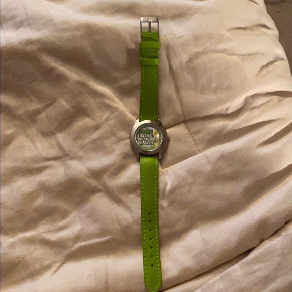 Disney Tinkerbell Watch Green is the New Black